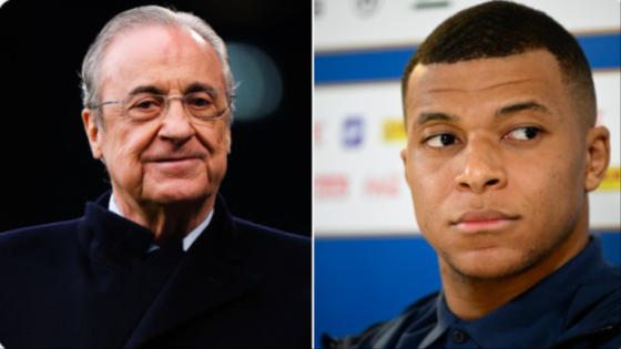 كيليان مبابي وفلورنتينو بيريز