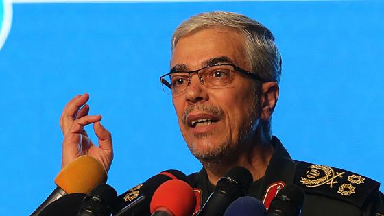 رئيس هيئة الأركان العامة القوات المسلحة الإيرانية محمد باقري