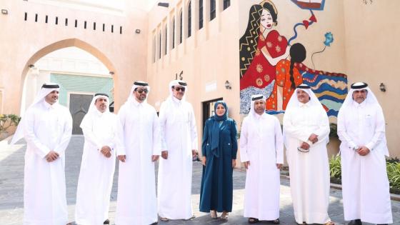 جانب من تدشين الجدارية