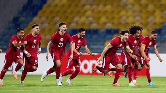 لاعبو منتخب قطر