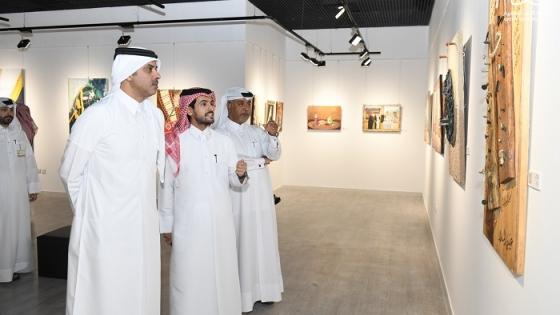 افتتاح معرض الفن التشكيلي القطري