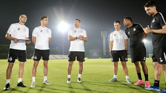 وسام رزق في تدريب السد