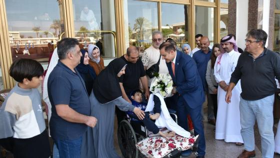 جانب من استقبال المواطنين البوسنيين