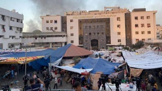 مجمع الشفاء الطبي في غزة