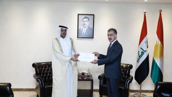 جانب من تسليم أوراق الاعتماد