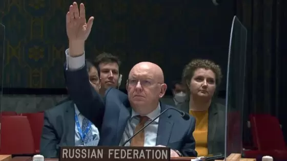 المندوب الروسي الدائم لدى الأمم المتحدة فاسيلي نيبينزيا