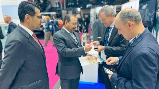 جانب من المشاركة القطرية بالمعرض