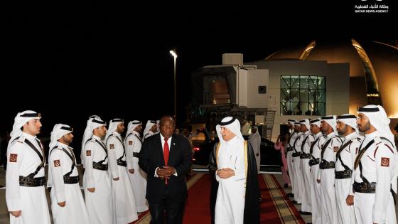 جانب من مراسم المغادرة