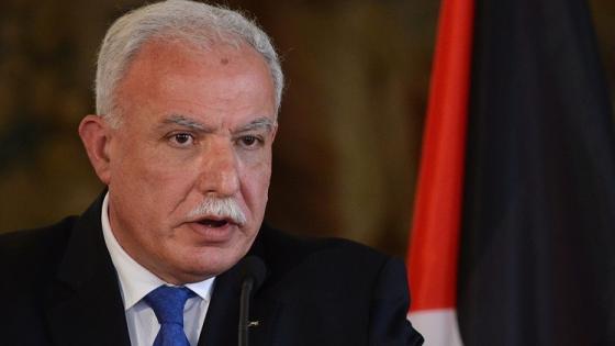 وزير الخارجية الفلسطيني رياض المالكي