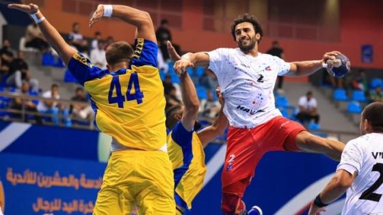 جانب من مباراة الغرافة والكويت الكويتي