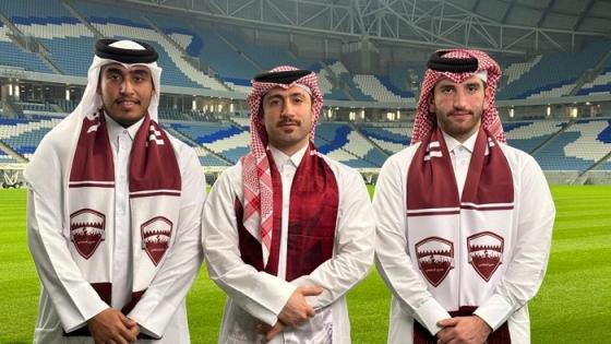 الشباب القطريون الداعمون للمبادرة