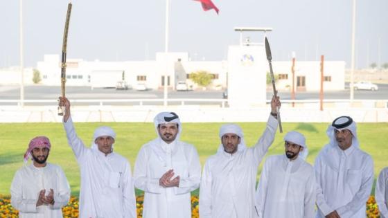 جانب من تتويج الفائزين