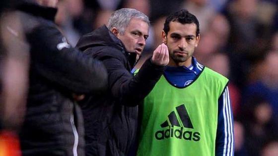 محمد صلاح وجوزيه مورينيو