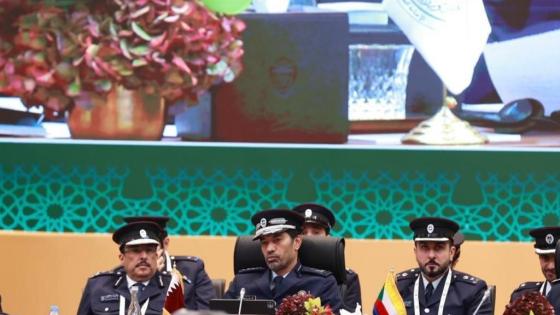 جانب من المشاركة القطرية بالمؤتمر