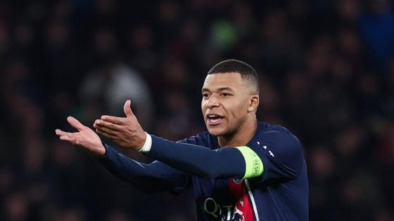 نجم باريس سان جيرمان الفرنسي كيليان مبابي