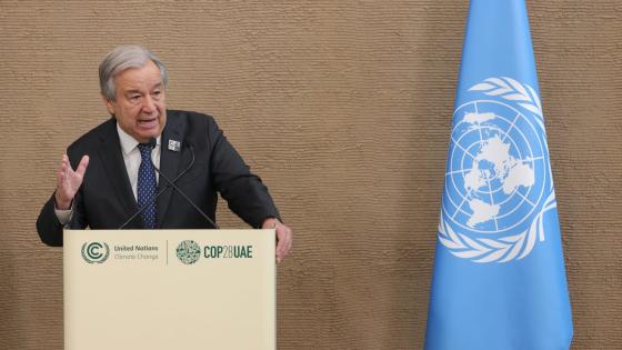 الأمين العام للأمم المتحدة أنطونيو غوتيريش