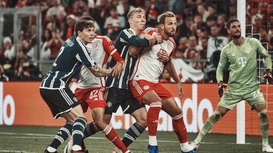 مباراة سابقة بين مانشستر يونايتد وبايرن ميونخ