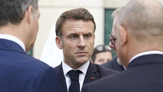 الرئيس الفرنسي إيمانويل ماكرون