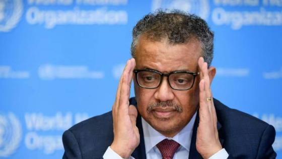 تيدروس أدهانوم غيبريسوس مدير عام منظمة الصحة العالمية
