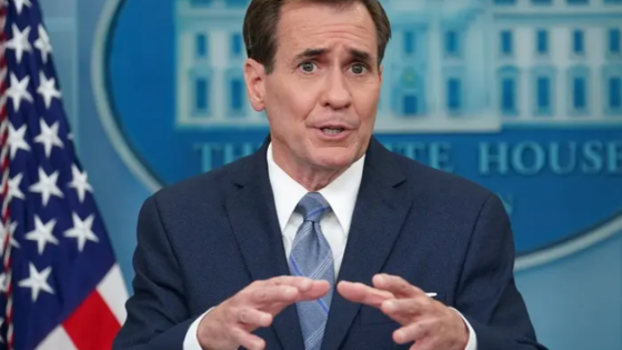 جون كيربي منسق الاتصالات الاستراتيجية بمجلس الأمن القومي بالبيت الأبيض