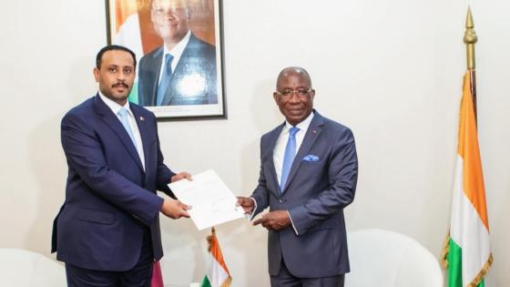 جانب من تسليم أوراق الاعتماد