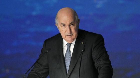 الرئيس الجزائري عبد المجيد تبون