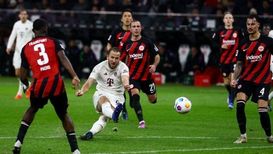 مباراة بايرن ميونخ وآينتراخت فرانكفورت