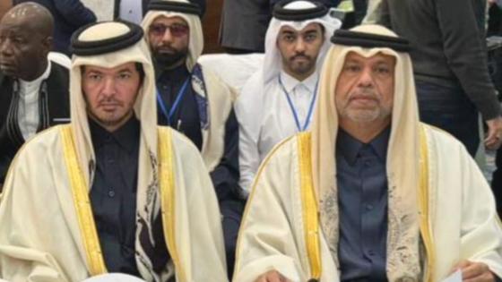جانب من المشاركة القطرية في الاجتماع