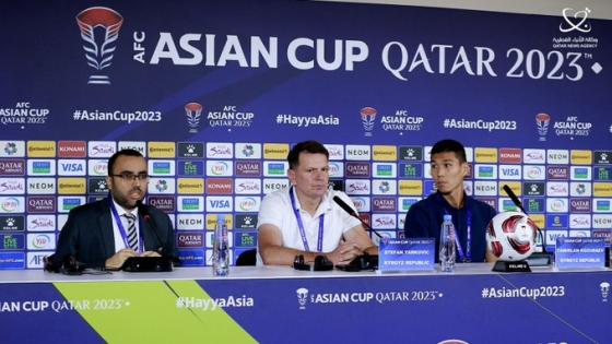 السلوفاكي ستيفان تاركوفيتش مدرب المنتخب القيرغيزي