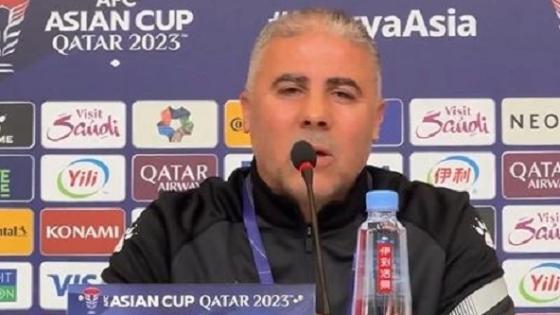 التونسي مكرم دبوب مدرب المنتخب الفلسطيني