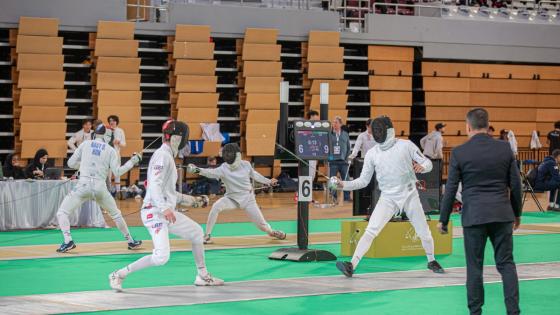 جانب من المنافسات