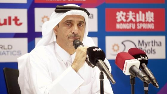 السيد خليل الجابر رئيس الاتحاد القطري للسباحة