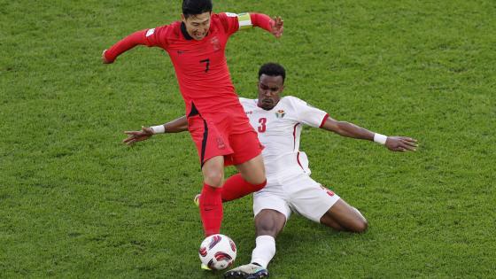 من مباراة الأردن وكوريا الجنوبية