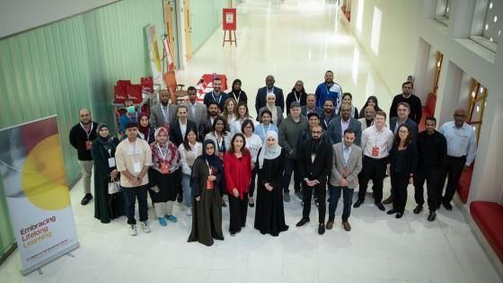 صورة جماعية في ختام الورشة
