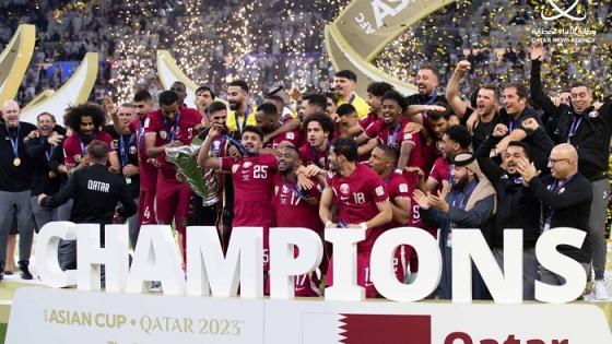 تتويج المنتخب القطري بلقب كأس آسيا