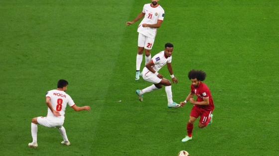 مباراة قطر والأردن