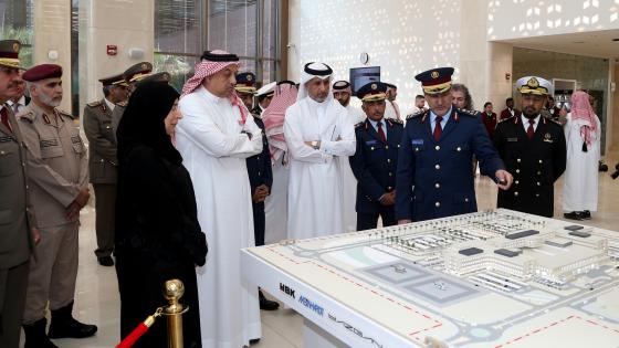 خلال افتتاح  مستشفى المدينة الطبية العسكرية