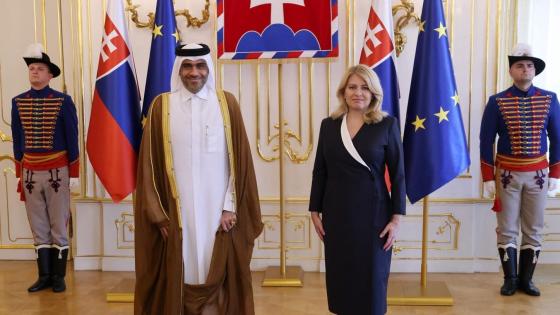 جانب من تسليم أوراق الاعتماد