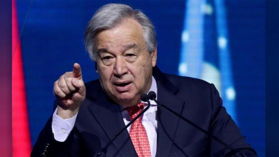أنطونيو غوتيريش الأمين العام للأمم المتحدة