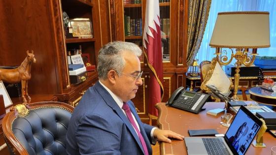 سعادة الشيخ علي بن جاسم آل ثاني سفير دولة قطر لدى الجمهورية الفرنسية