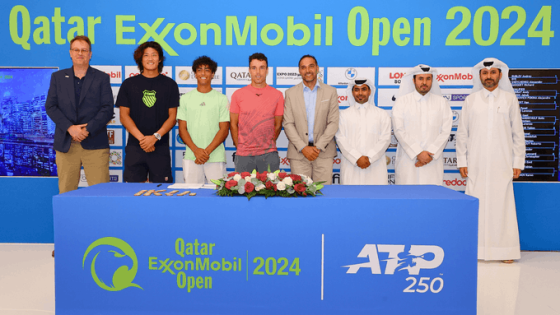 قرعة بطولة قطر إكسون موبيل المفتوحة للتنس 2024