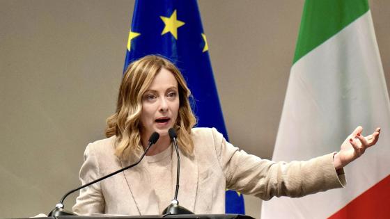 جورجيا ميلوني رئيسة الوزراء الإيطالية