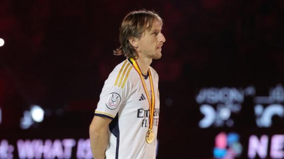 الكرواتي لوكا مودريتش نجم ريال مدريد