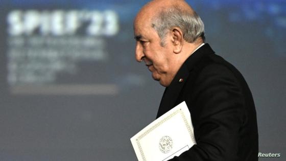 الرئيس الجزائري عبد المجيد تبون