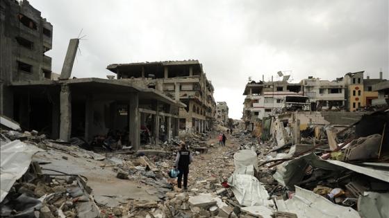 آثار العدوان الإسرائيلي على قطاع غزة