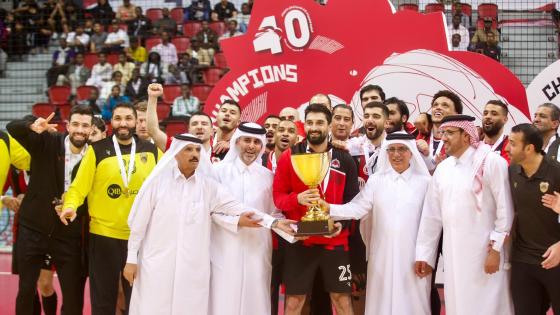 تتويج فريق الريان بلقب البطولة