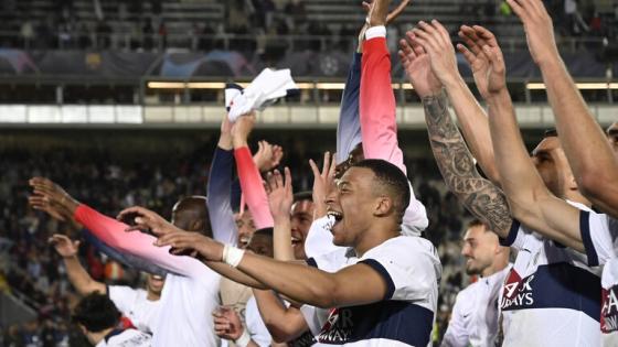 فرحة نجوم باريس يان جيرمان بالفوز