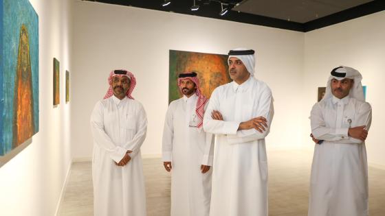 جانب من افتتاح المعرض