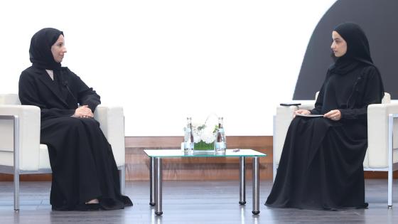 جانب من مشاركة سعادة وزير التعليم في الفعالية