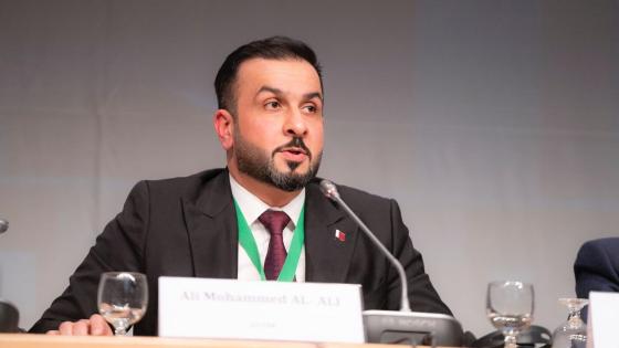 جانب من المشاركة القطرية في المؤتمر